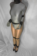 Hobble Harness Bondage System (Velcro, Neoprene Padding, Poly Webbing) - Bondage Webbing