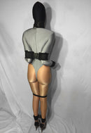 Hobble Harness Bondage System (Velcro, Neoprene Padding, Poly Webbing) - Bondage Webbing