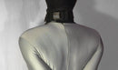 Neoprene Padded Bondage Collar with D-Ring - Bondage Webbing
