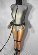 Hobble Harness Bondage System (Velcro, Neoprene Padding, Poly Webbing) - Bondage Webbing
