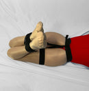Self Bondage Leg Harness (Ankles to Ass, Male Crotch Friendly, Poly Webbing) - Bondage Webbing