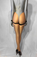 Thigh to Wrist Straps (Set of 2, Poly Webbing) - Bondage Webbing