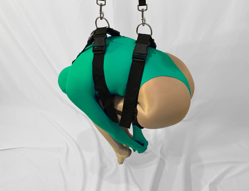 Suspension Harness (Chest to Thighs, Self Bondage Capable) - Bondage Webbing