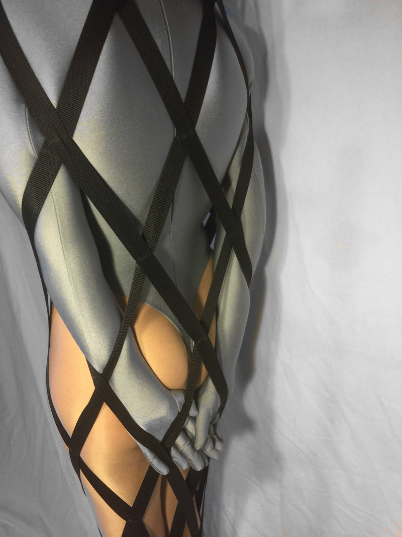 Hanging Strap Bondage Cage (Poly Webbing; Mature) - Bondage Webbing
