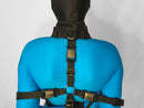 Neck to Wrist Restraint System with Box-Tie (Poly Webbing, Inescapable!) - Bondage Webbing