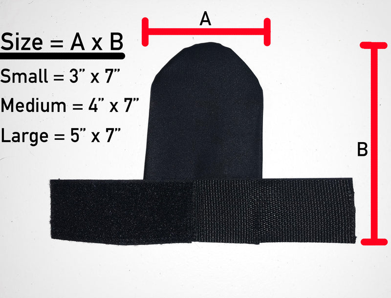 Darlex Bondage Mitts with Neoprene Padding (Set of 2) - Bondage Webbing