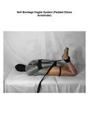 Self Bondage Hogtie System (Padded Elbow Armbinder) - Bondage Webbing