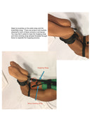 Self Bondage Hogtie System (Advanced, Poly Webbing) - Bondage Webbing