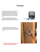 Self Bondage Hogtie System (Advanced, Poly Webbing) - Bondage Webbing