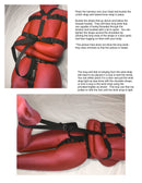 Self-Bondage Box-Tie Bondage Harness with Crotch Strap (Poly Webbing) - Bondage Webbing
