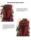 Self Bondage Hogtie System (Intermediate, Poly Webbing) - Bondage Webbing
