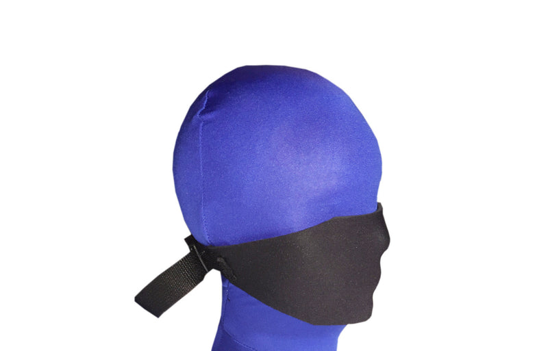 Neoprene Panel Gag (Silicone Ball, Over the Nose Style) - Bondage Webbing